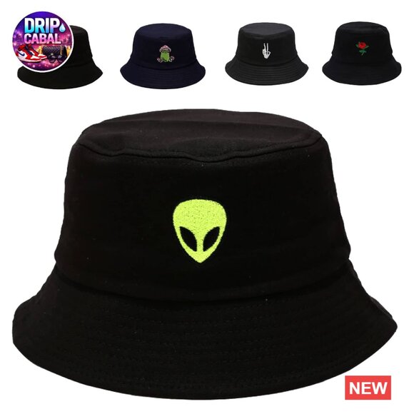 Accessories - Cotton Bucket Hat for Women Men Summer Travel Sun Beach Unisex